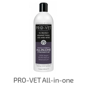 PRO-VET šampon proti klíšťatům